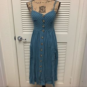 Cooperative Blue Midi Dress. Size S